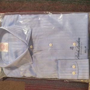 NWT Brooks Brothers spread collar dress shirt 16.5 by 37"